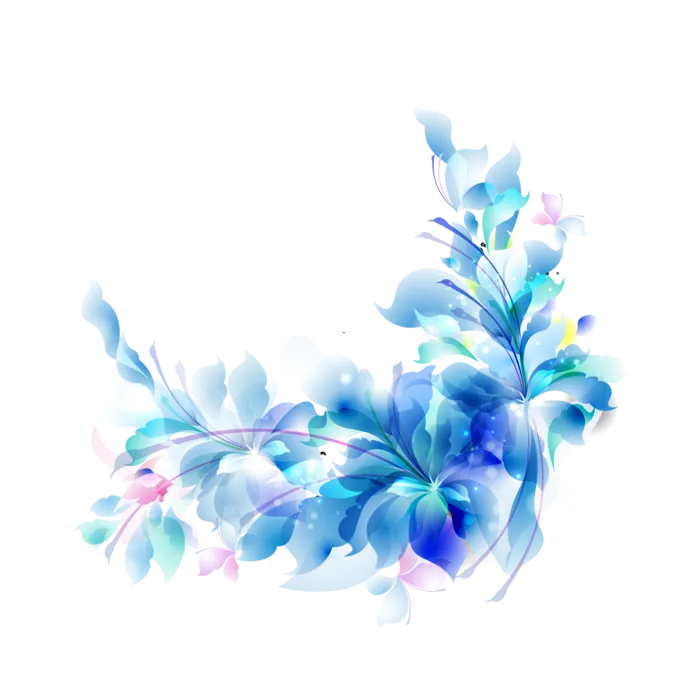 中国风国画水墨花卉素材