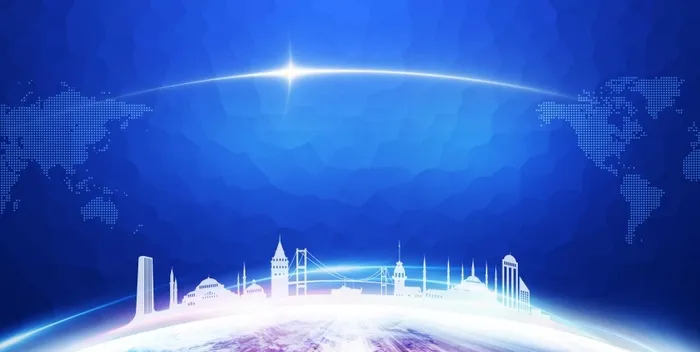 元宇宙世界天空风景背景墙