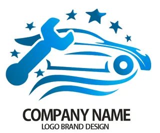 汽车美容修理logo