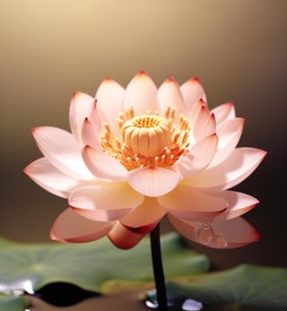 池塘荷花风景背景