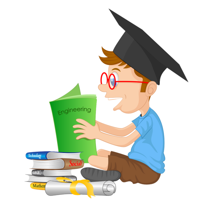 惊讶 人物 卡通 读书