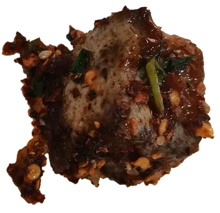 黄豆豆腐包浆黑豆嫩豆腐油炸香煎免抠摄影元素素材 