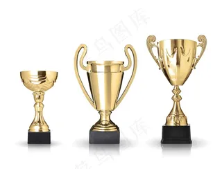 各种金奖杯高清素材