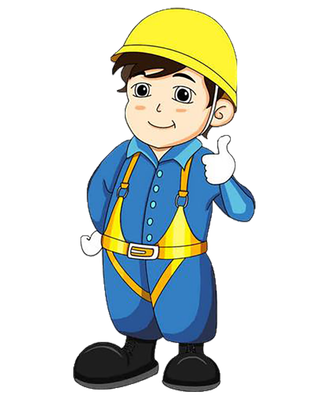 卡通建筑人物简笔画