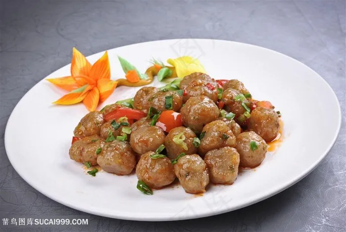 炒黑愣愣的美食图片