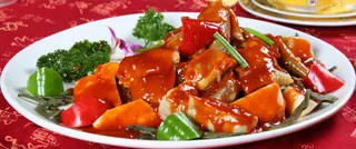 05老母鸡烩干豆角-西北人家