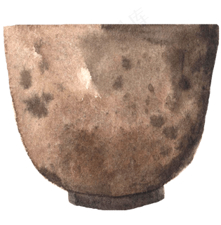 水彩插画-花盆5