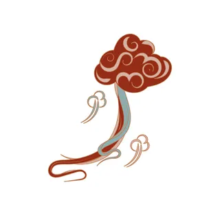 中国风中式国潮敦煌云纹祥云插画图案云朵云彩元素PSDAI设计素材