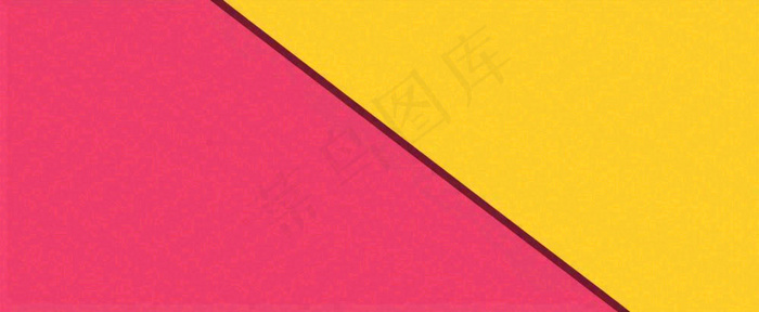 粉黄矩形简约扁平背景
