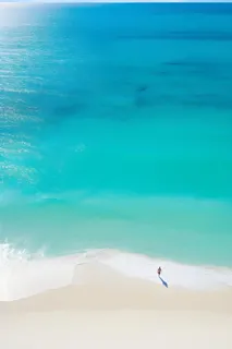 海边清新阳光水纹背景