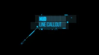 英文边框蓝色赛博朋克科技图案素材