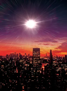 城市夜景图 城市夜景图