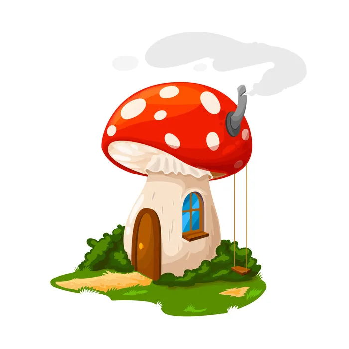 复活节装饰元素手绘插画兔子彩蛋鲜花场景(70)