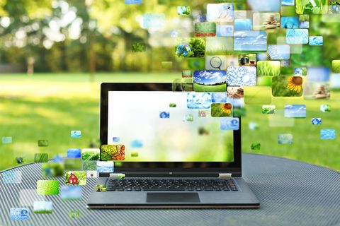 科技电脑环保宣传海报