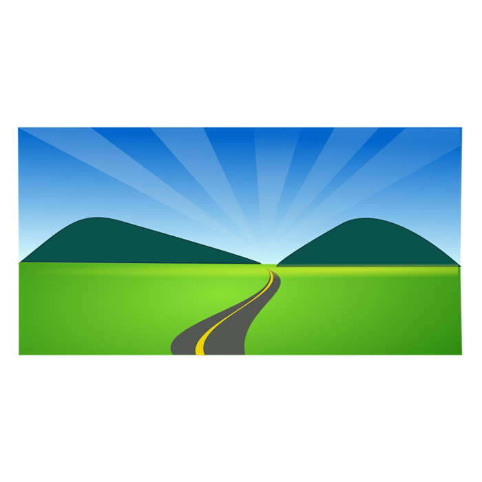 草坪道路乡村振兴
