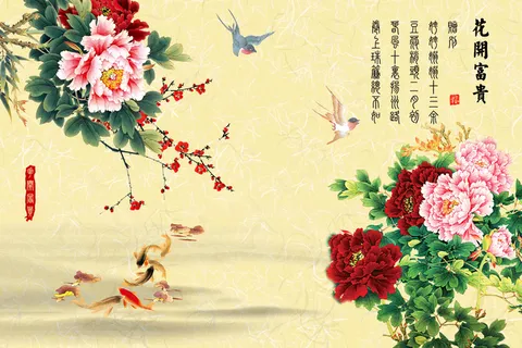 3D背景墙  壁画  彩画 3D背景墙  壁画  彩画