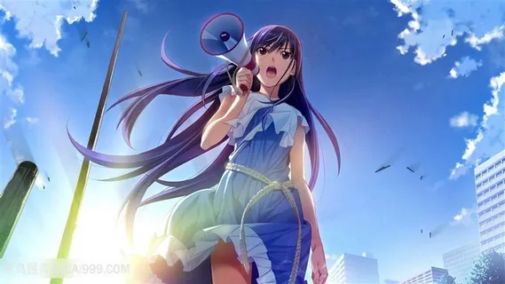 喊话中的美少女 喊话中的美少女