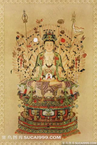 千手千眼观世音菩萨圣像图片