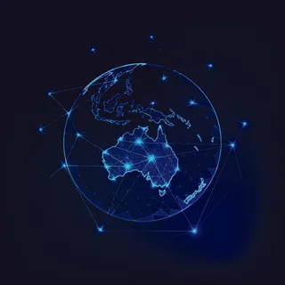 几何抽象粒子线条光线科技感网页banner展板背景AI矢量设计素材