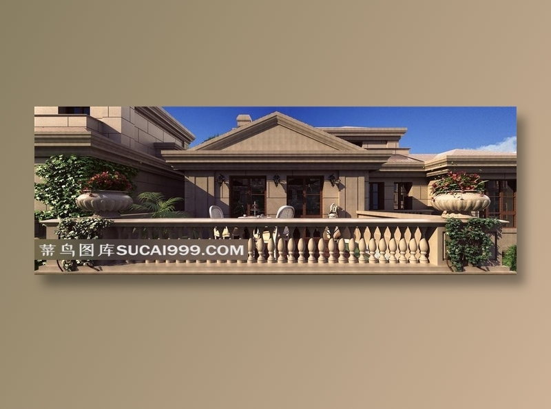 欧式建筑别墅 外立面