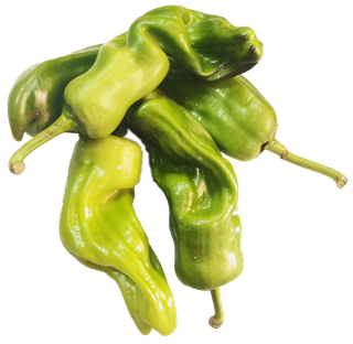 农家有机田园清新色调青椒螺丝椒线椒菜椒辣椒免抠元素实物摄影素材