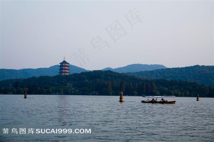 美丽的西湖风景