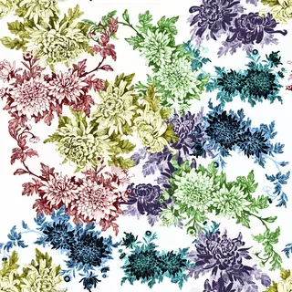 花卉唯美手绘花朵面料纹理手机壳布料面料印花服装矢量图案素材