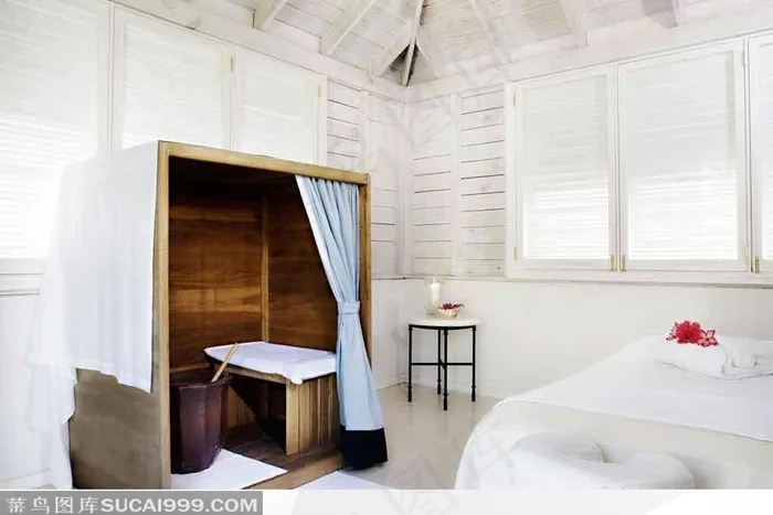 休闲度假美容SPA馆-按摩洗浴房