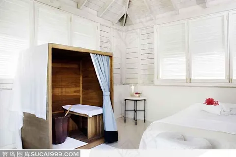 休闲度假美容SPA馆-按摩洗浴房