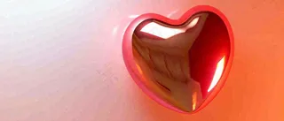 简约爱心3D立体，公益活动情人节感恩节