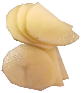 洋芋地瓜马铃薯土豆切片免抠摄影元素素材