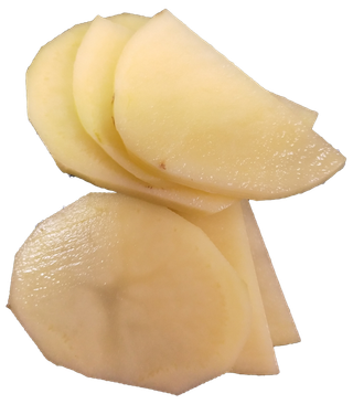 洋芋地瓜马铃薯土豆切片免抠摄影元素素材