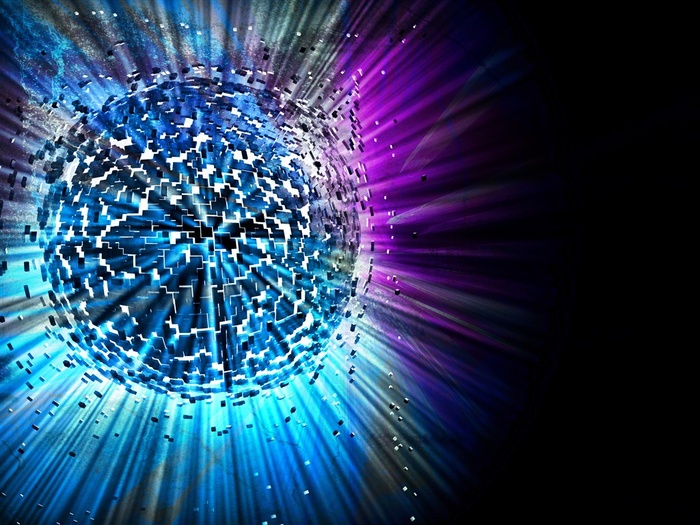 创意科技立体圆图片