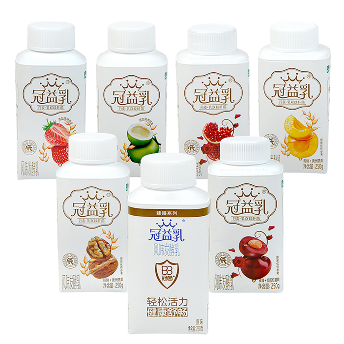 蒙牛冠益乳超市商品白底图免抠实物摄影png格式图片透明底