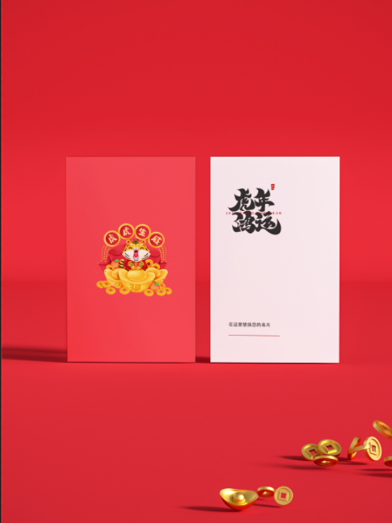 高端大气商务名片样机