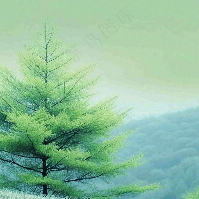 绿色的树冠特写(1024x1024)