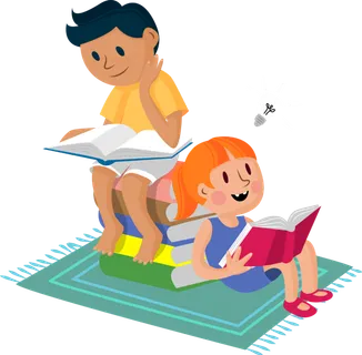 阅读 读书 卡通