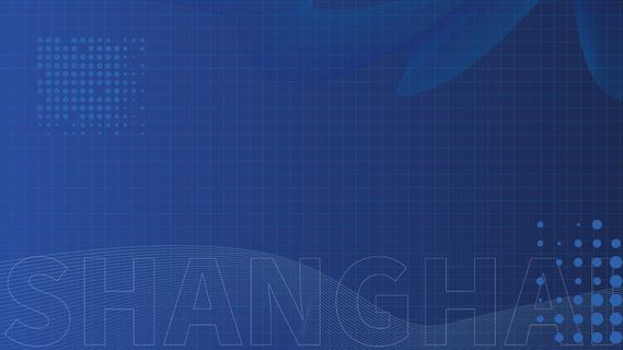 蓝色科技展板插画未来企业商业公司年会海报PSD设计素材