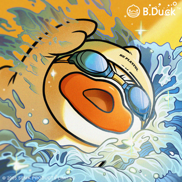 B.Duck插画