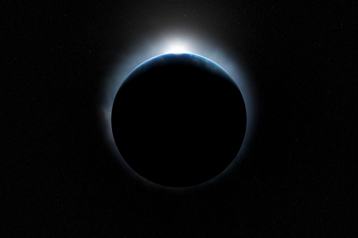 高清唯美星空夜空地球