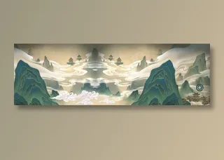 复古中国风古风国画背景素材