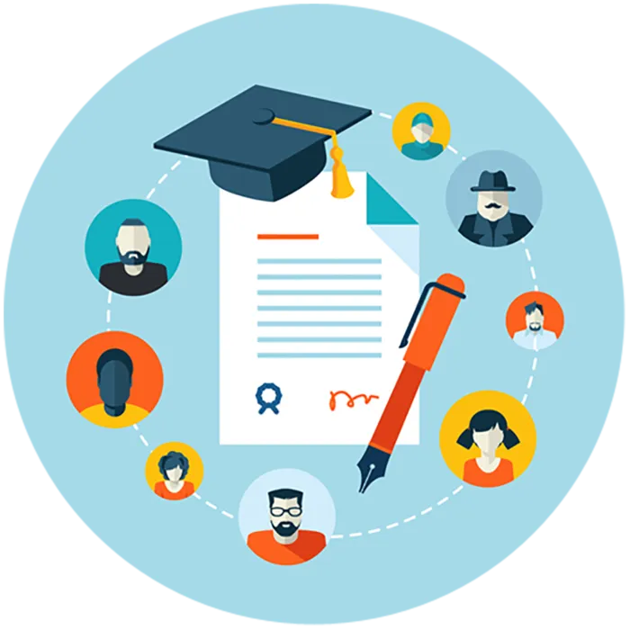 信件人物头像卡通图标少儿兴趣班