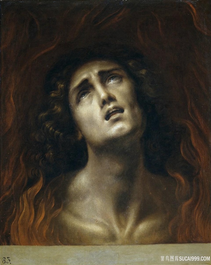 男士肖像油画装饰画