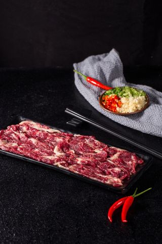 火锅菜品配菜牛肉丝肥牛卷牛肉卷涮牛肉