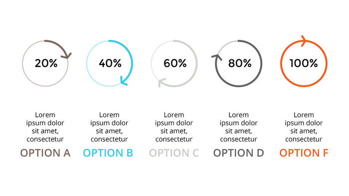 数据图表统计图形分析分类商务会议办公图标PSD模板素材