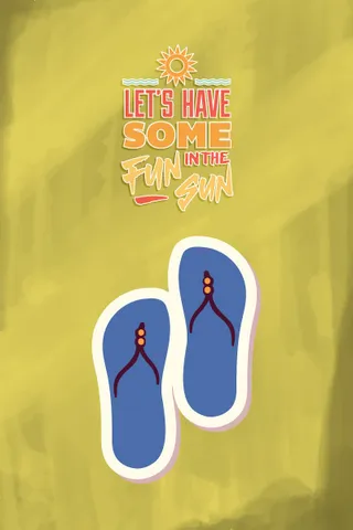 夏天海报|矢量|插画|扁平|风格