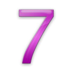 数字 7免抠(256x256)