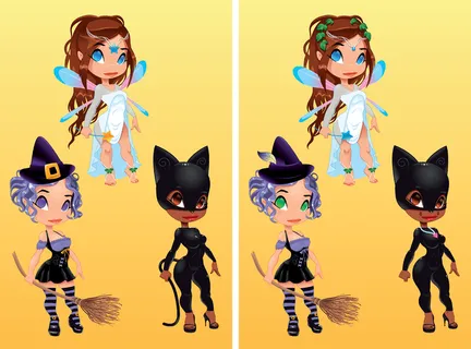 卡通动画人物三个