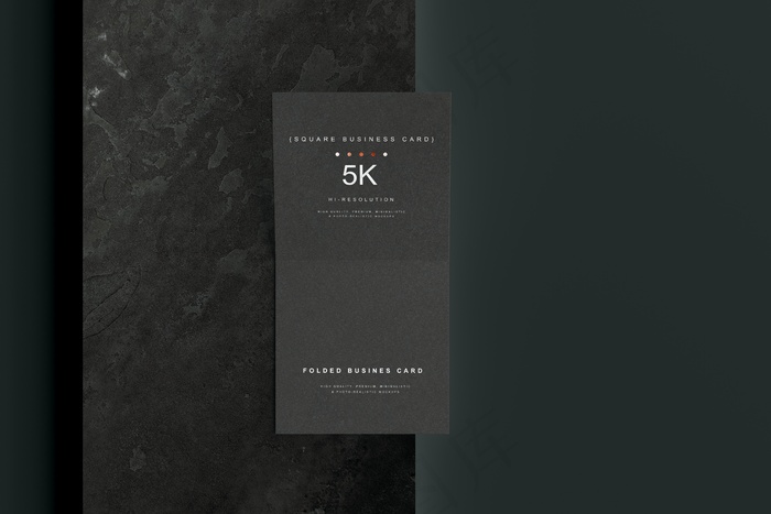 高端暗黑文具类文创VI样机模板