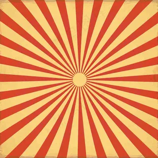 放射渐变绚丽，红黄色背景